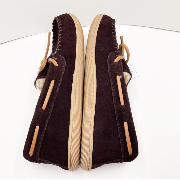 🆕{J. Crew} Suede Faux-Shearling Moccasins - Picture 10 of 16